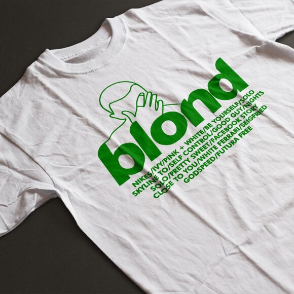 Frank Ocean Blond Shirt. Tyler The Creator White. Multiple Sizes Fast Shipping! - Picture 1 of 1